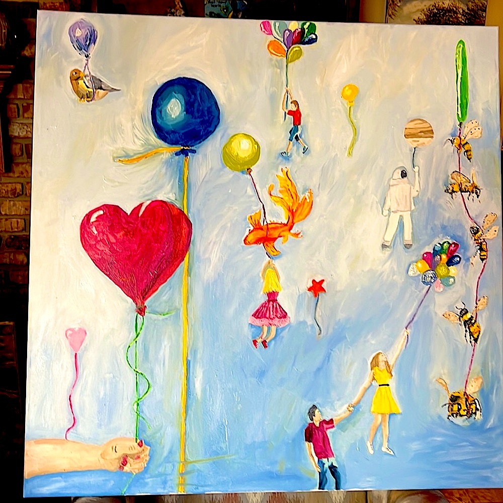 🌺🌺SALE🌺🌺🌺  Calling All Balloon Lovers Painting